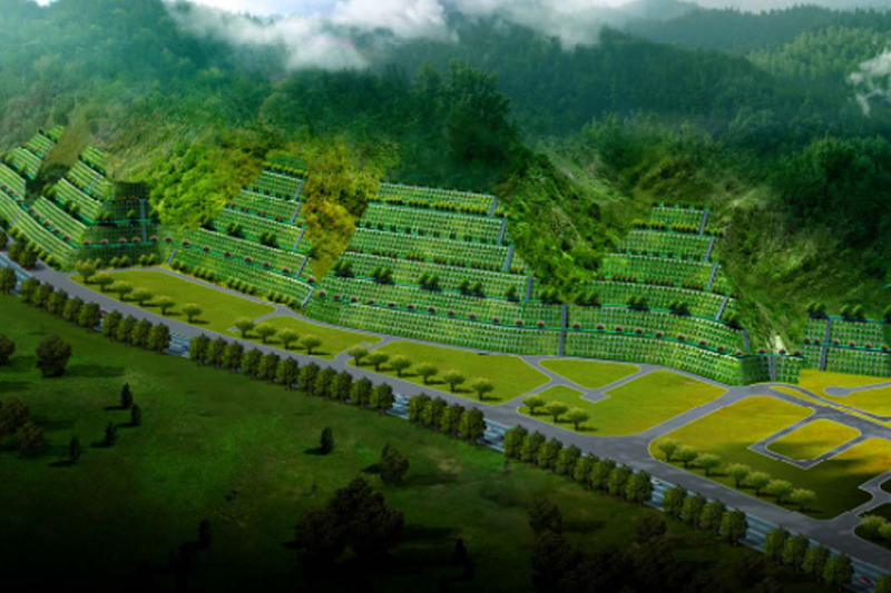 延安十里鋪銘馨苑小區(qū)東側開挖邊坡防治工程